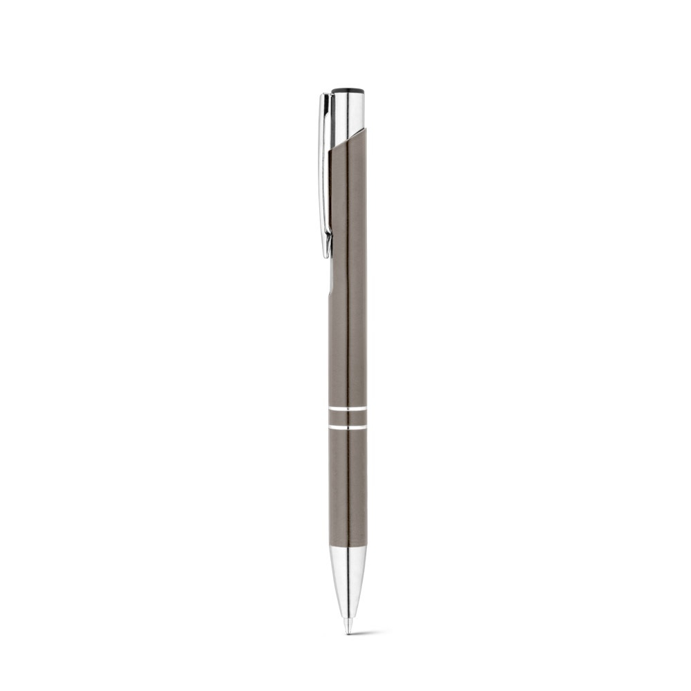 Stylo promotionnel en aluminium recyclé BETA ALUMINIUM Gun métal
